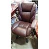 Image 1 : SERTA BROWN LEATHER CHAIR