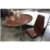 Image 2 : 70S DROP LEAF DINING TABLE W/ 2 CHAIRS