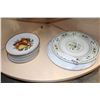 Image 1 : MARBLE CHEESE PLATTER, ROYAL DOULTON PLATE, AND 6 DESSERT PLATES