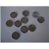 Image 1 : 10 CANADIAN SILVER HALF DOLLARS 1968-2002