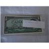 Image 1 : 4 1954 CANADIAN $1 BILLS