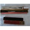 Image 1 : ANTIQUE RATCHET SCREW DRIVER AND TORPEDO LEVEL