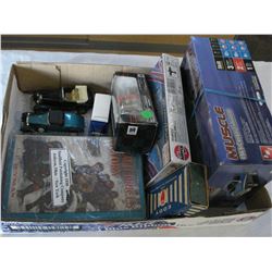 LOT OF COLLECTIBLES VEHICLES, BOOKS, ETC