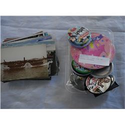 COLLECTIBLE DISNEY PINS AND VINTAGE POSTCARDS