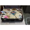 Image 1 : VINTAGE MCBRIDE BAGGAGE VALSE W/ THOUSANDS OF ANTIQUE STAMPS