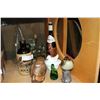 Image 1 : GLASS BOTTLES DECOR AND FIGURES