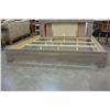 Image 1 : KINGSIZE MODERN GREY BED FRAME