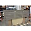 Image 3 : KINGSIZE MODERN GREY BED FRAME