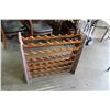 Image 1 : SOLID TEAK WINE RACK