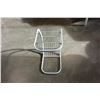 Image 1 : SMALL WHITE GLASSTOP MAGAZINE TABLE