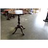Image 2 : ANTIQUE PARLOUR TABLE WITH SCALLOPED EDGE