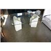 Image 1 : DESIGNER GLASS TOP DINING TABLE
