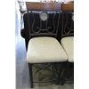 Image 2 : SET OF 4 NEW ASHLEY ULPHOSTERED BAR STOOLS RETAIL $249 EACH