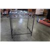Image 2 : MODERN IRON GLASSTOP MAGAZINE STAND