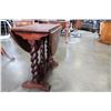 Image 1 : BARLEY TWIST DROP SIDE TABLE