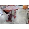 Image 2 : BARLEY TWIST DROP SIDE TABLE
