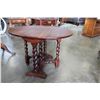 Image 3 : BARLEY TWIST DROP SIDE TABLE