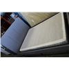 Image 1 : NEW ASHLEY QUEENSIZE GREY PLATFORM BED FRAME - RETAIL $899