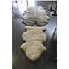 Image 1 : LOT OF LAMB SKIN RUGS