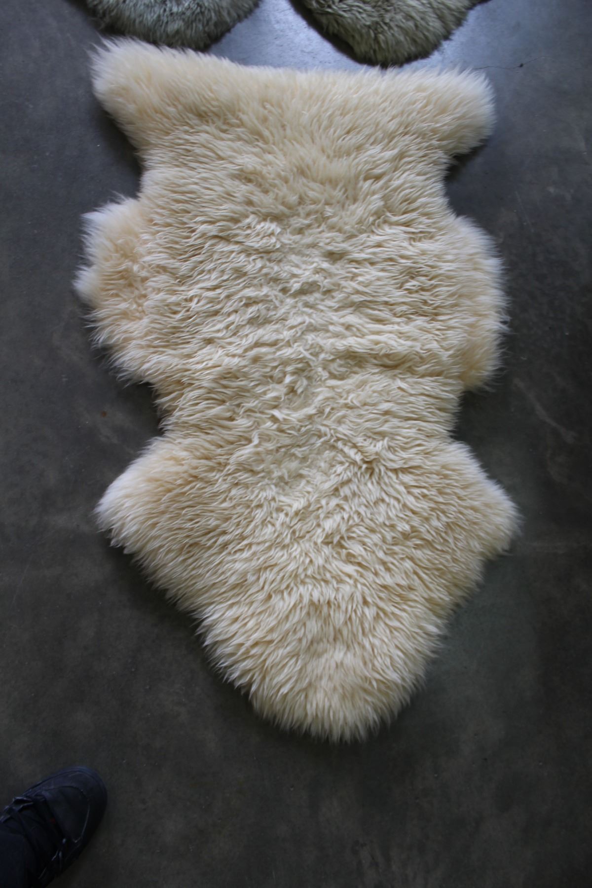 LOT OF LAMB SKIN RUGS