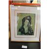 Image 1 : PABLO PICASSO FIRST EDITION PRINT 1942, "WIDOW LADY MADAMOSILLE"