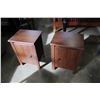 Image 1 : PAIR OF MODERN 1 DOOR NIGHTSTANDS