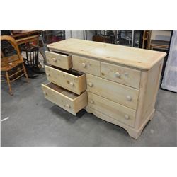 PINE 7 DRAWER DRESSER