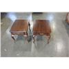 Image 1 : PAIR OF SQUARE 1 DRAWER END TABLES