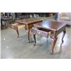 Image 3 : PAIR OF SQUARE 1 DRAWER END TABLES