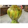 Image 2 : RETRO GREEN AND YELLOW 4FT LAMP W/ SHADE