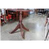 Image 3 : ROUND GLASSTOP PARLOUR TABLE