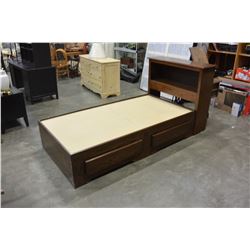 SINGLE SIZE CAPTAINS BED