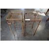 Image 1 : PAIR OF METAL DESIGNER PLANTSTANDS