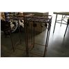 Image 2 : PAIR OF METAL DESIGNER PLANTSTANDS