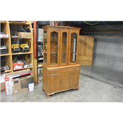 CHINA CABINET AND HUTCH