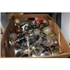 Image 1 : BOX OF ASSORTED BRAS COPPER AND SILVER WARES