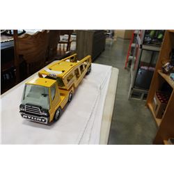 NYLINT PRESSED STEEL VINTAGE TRUCK AND TRAILER