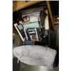 Image 1 : BOX OF BEDDING AND CURTAINS