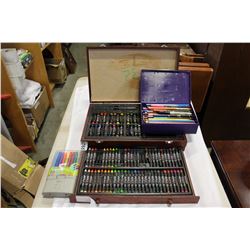 ARTIST BOX WITH SUPPLIES