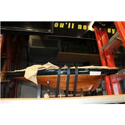 WOODEN SAIL SHIP AND ROCKET BODY