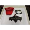 Image 1 : TRUMP HAT, 2 HARLEY GLASSES, AND HALLOWEEN DECOR