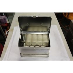 BOX OF CLAY POKER CHIPS
