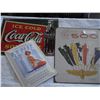 Image 1 : 3 TIN SIGNS - MILK, COCA-COLA, AND INDIANNAPOLIS