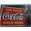 Image 3 : 3 TIN SIGNS - MILK, COCA-COLA, AND INDIANNAPOLIS