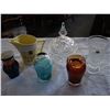 Image 1 : CRYSTAL CANDY DISH WADE PITCHER AND VASES ETC