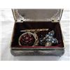 Image 1 : SILVER JEWELLRY BOX WITH JEWELLRY