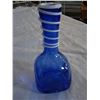 Image 5 : 5 PIECES OF ART GLASS IN BLUE - SOME SIGNED