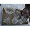 Image 1 : CRYSTAL BELL AND SERVING PIECES