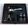 Image 2 : CASED WINE GIFT SET AND BOX OF SILVER PLATE