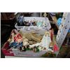 Image 1 : TRAY OF COLLECTIBLE DOLLS AND TRAY OF COLLECTIBLE DISNEY, ETC.